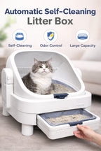 self cleaning cat litter box
